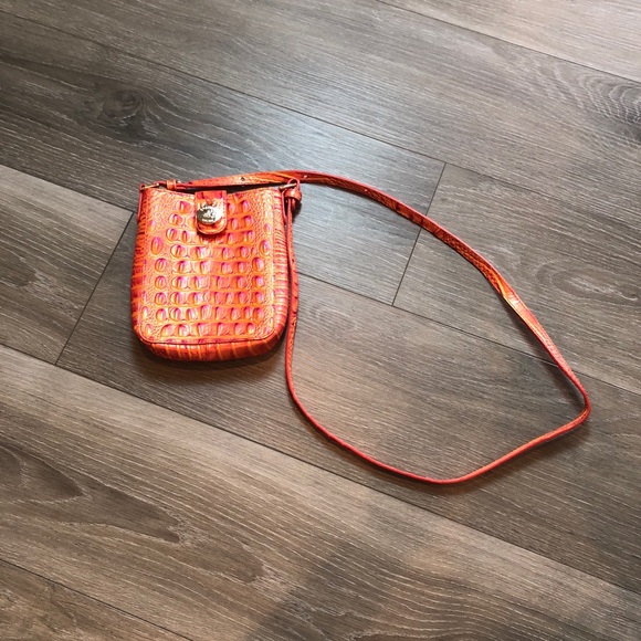 Brahmin Handbags - Brahmin Marley Crossbody Mandarin Orange Melbourne